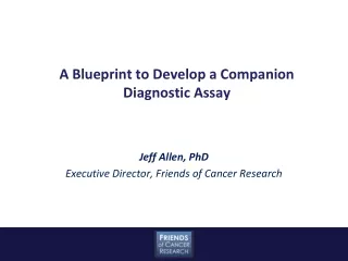 A Blueprint to Develop a Companion Diagnostic Assay