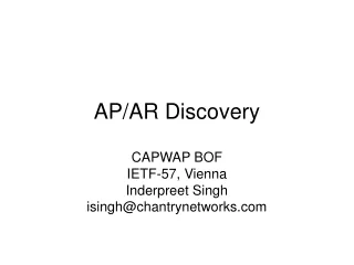 AP/AR Discovery