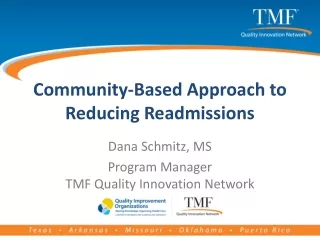 Community-Based Approach to Reducing Readmissions