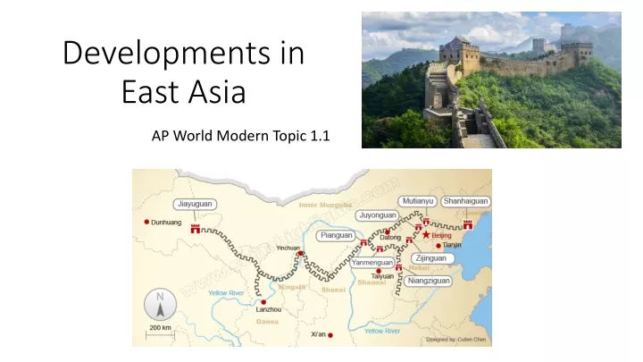 developments in east asia