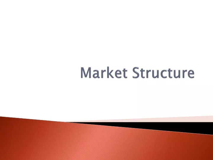 market structure