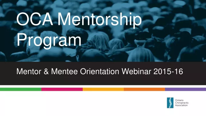 oca mentorship program