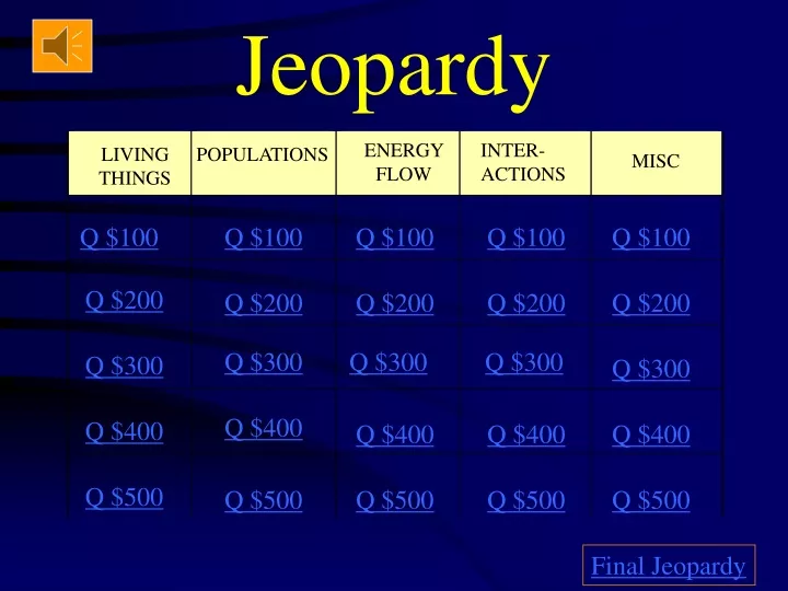 jeopardy