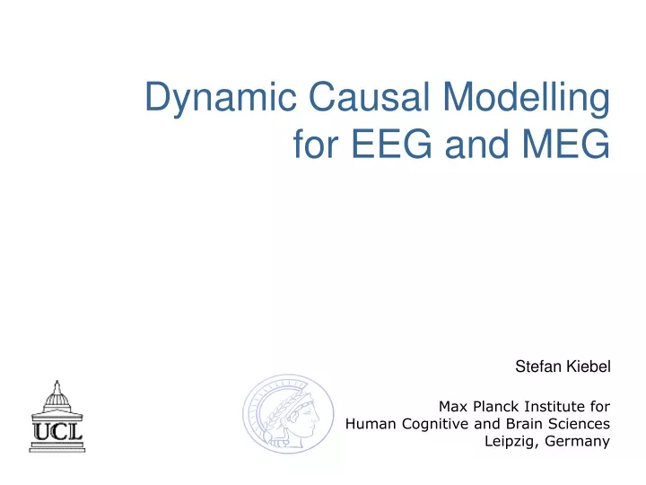 dynamic causal modelling for eeg and meg