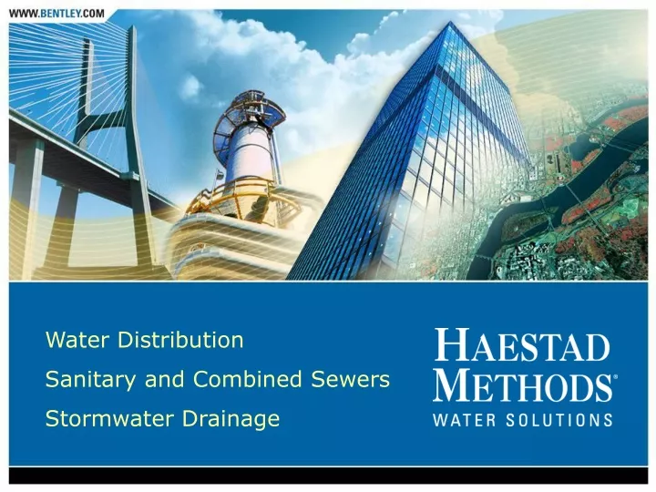 water distribution sanitary and combined sewers