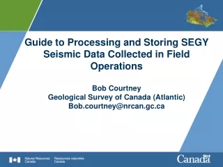 Validate and store seismic data collected during marine field ops