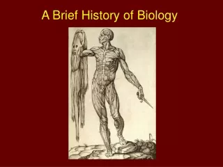 A Brief History of Biology