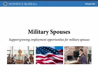 WOMEN’S  BUREAU United  States  Department  of Labor