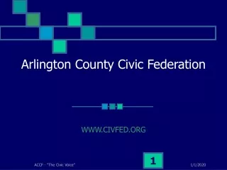 Arlington County Civic Federation