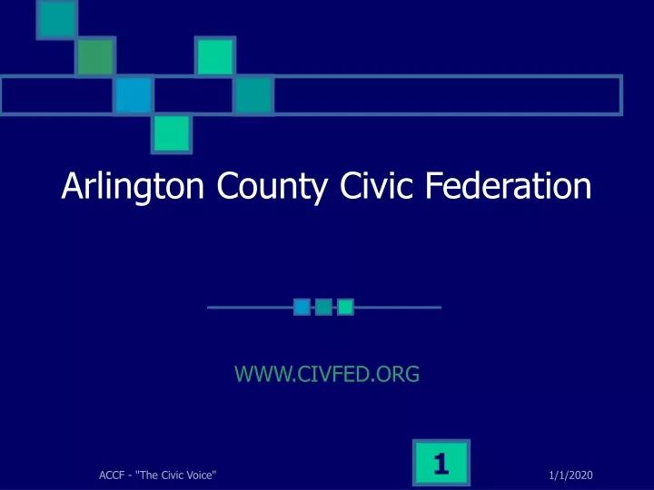 arlington county civic federation