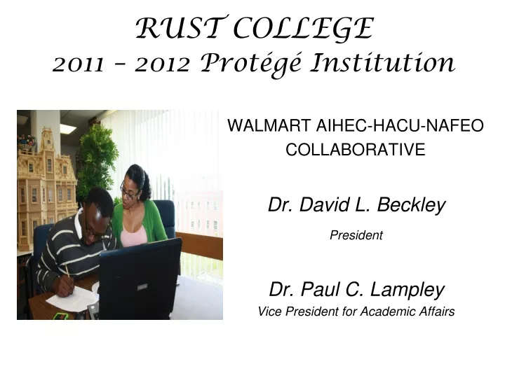 rust college 2011 2012 prot g institution