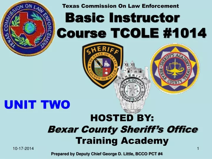 basic instructor course tcole 1014