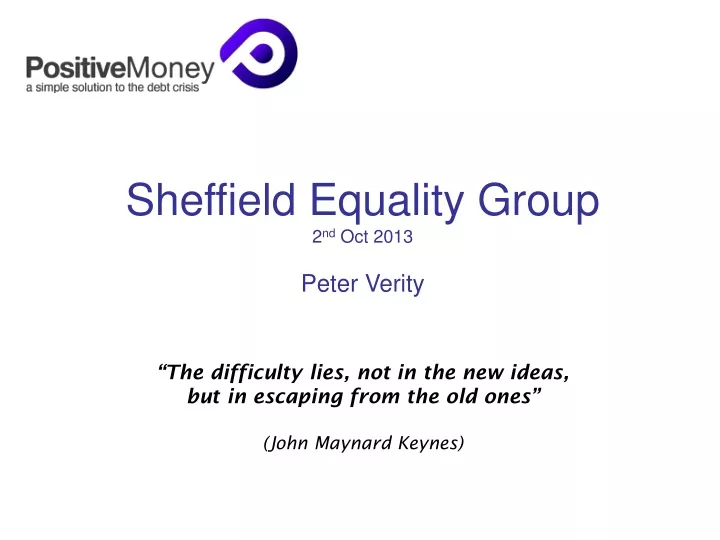 sheffield equality group 2 nd oct 2013 peter