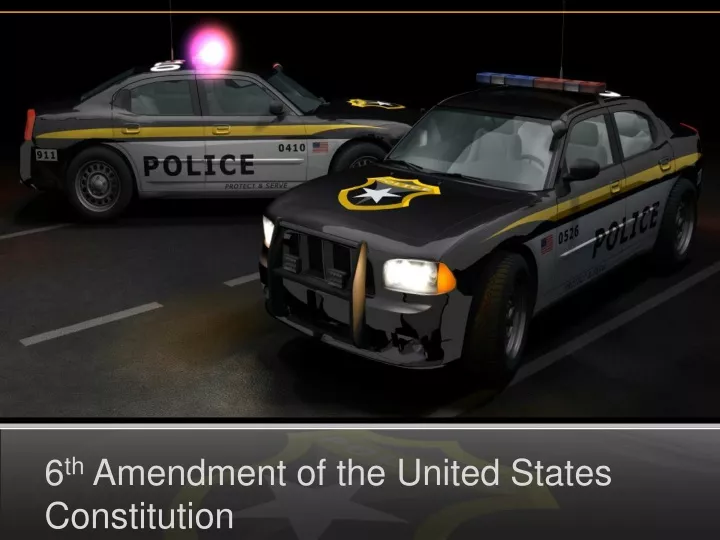 6 th amendment of the united states constitution