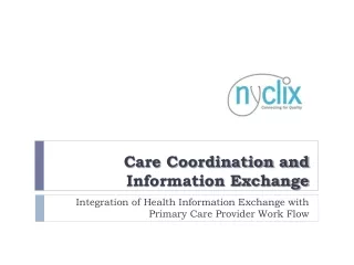 Care Coordination and Information Exchange