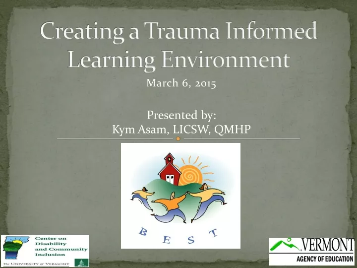 creating a trauma informed learning environment