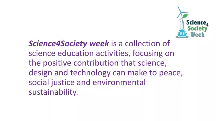 science4society week is a collection of science