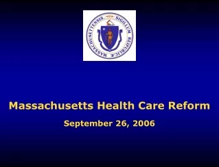 Massachusetts Health Care Reform