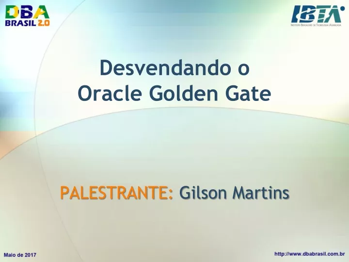 desvendando o oracle golden gate