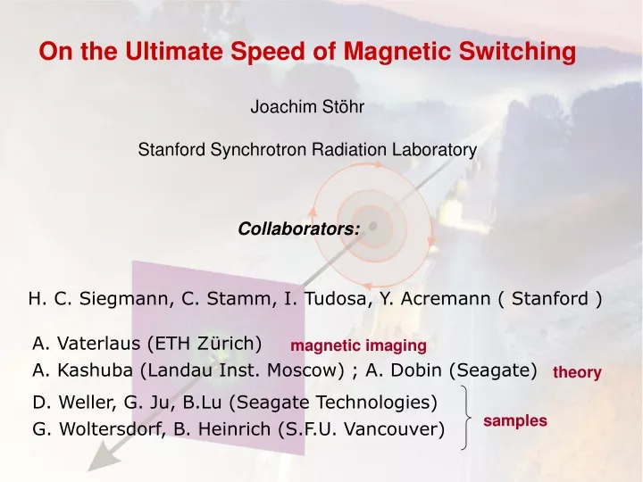 on the ultimate speed of magnetic switching