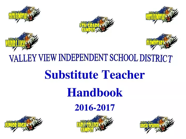 substitute teacher handbook 2016 2017 revised on 8 8 2016