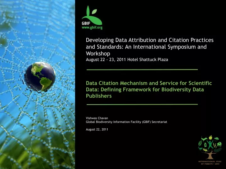 developing data attribution and citation