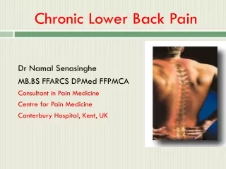 Chronic Lower Back Pain