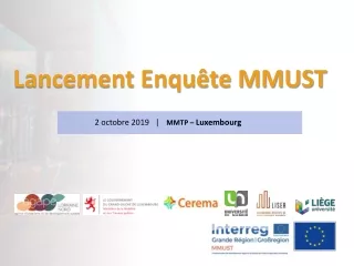 Lancement Enquête MMUST