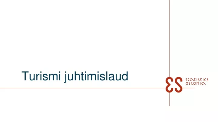turismi juhtimislaud
