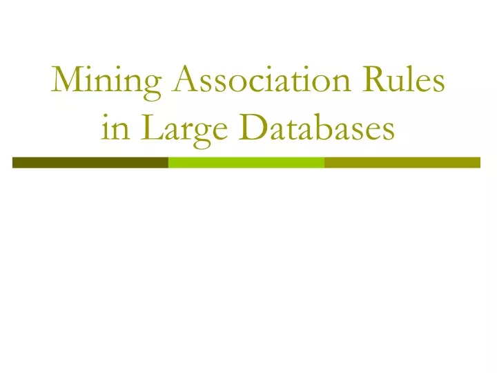 mining association rules in large databases