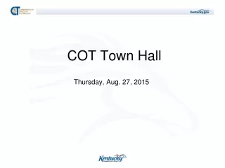 COT Town Hall