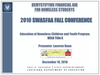Demystifying financial aid  for homeless students