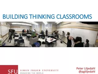 BUILDING THINKING CLASSROOMS