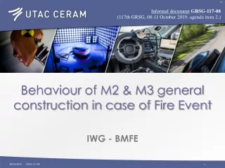 Behaviour  of M2 &amp; M3  general  construction in case of  Fire  Event