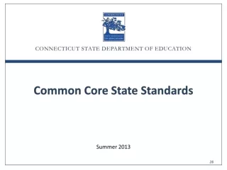 CT State Department of Education  Core Beliefs