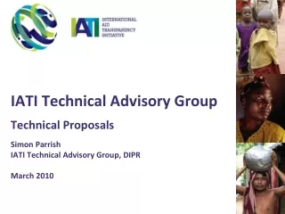 Agree technical requirements Discuss draft proposals and issues