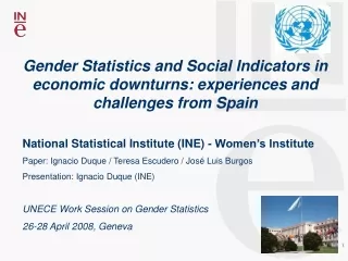 Index: Overview of Gender and Social Indicators in Spain.