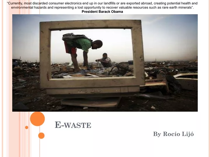 e waste