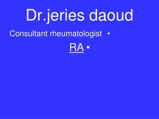 Dr.jeries daoud
