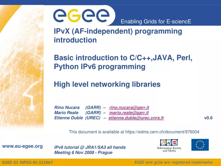 ipvx af independent programming introduction