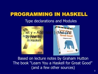 PROGRAMMING IN HASKELL