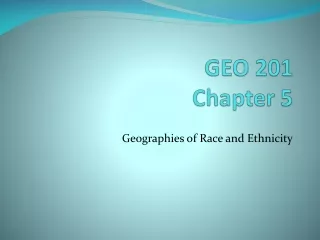 GEO 201 Chapter 5