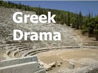 Greek Drama