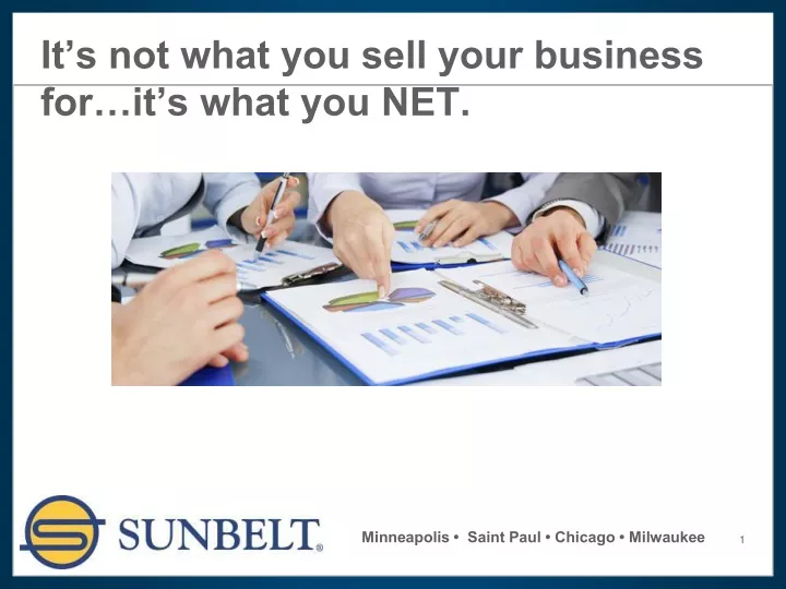 it s not what you sell your business