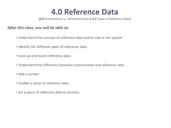 4 0 reference data 4 0 transactional vs reference