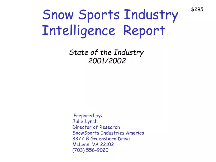 snow sports industry intelligence report