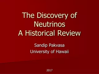 The Discovery of Neutrinos A Historical Review