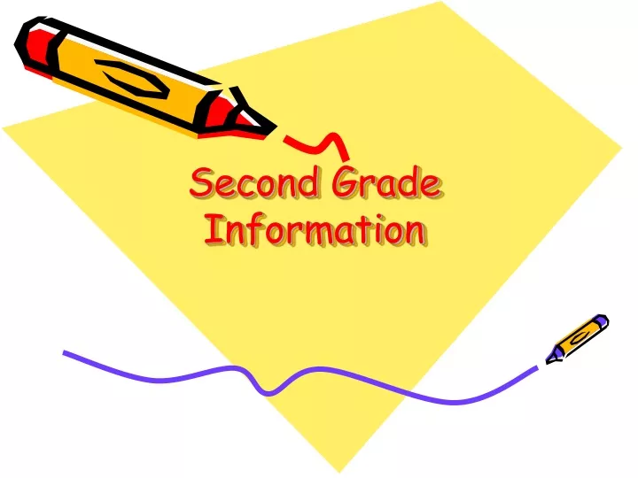 s econd grade information