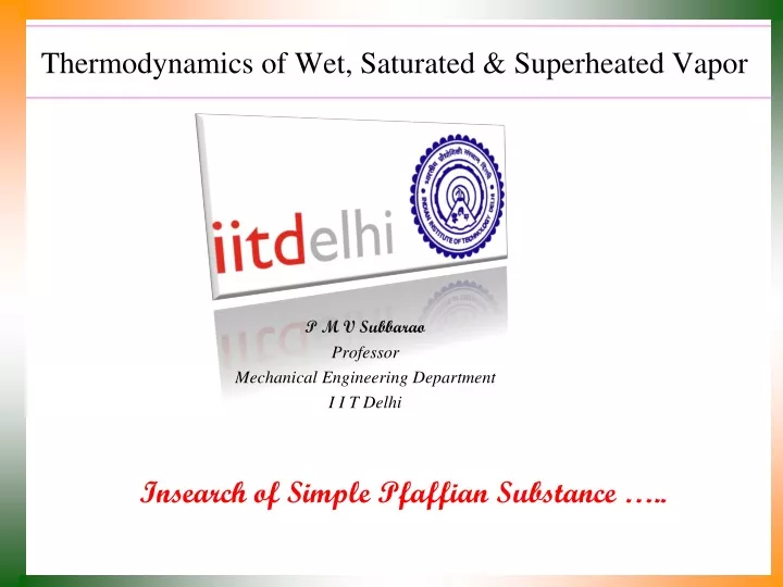 thermodynamics of wet saturated superheated vapor