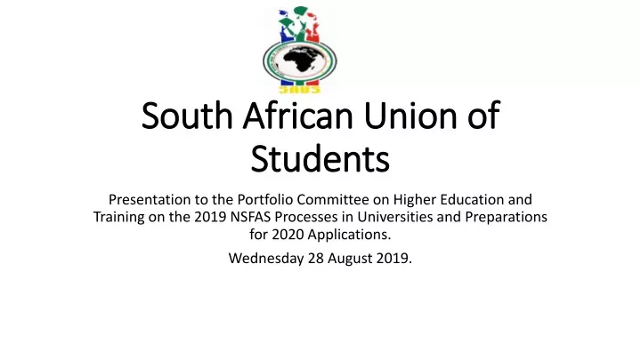 south african union of students